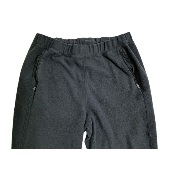 REI Co-Op Men's Large Black Fleece Outdoors Base Layer Pants Joggers Gym Run - Picture 3 of 11